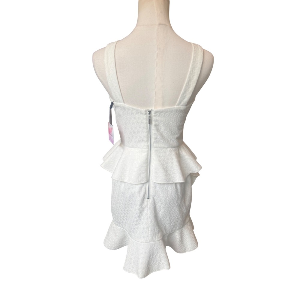 Chicwish Ruffle Halter Statement Mini Dress Size S NWT Homecoming Coquette Chic - Picture 6 of 11